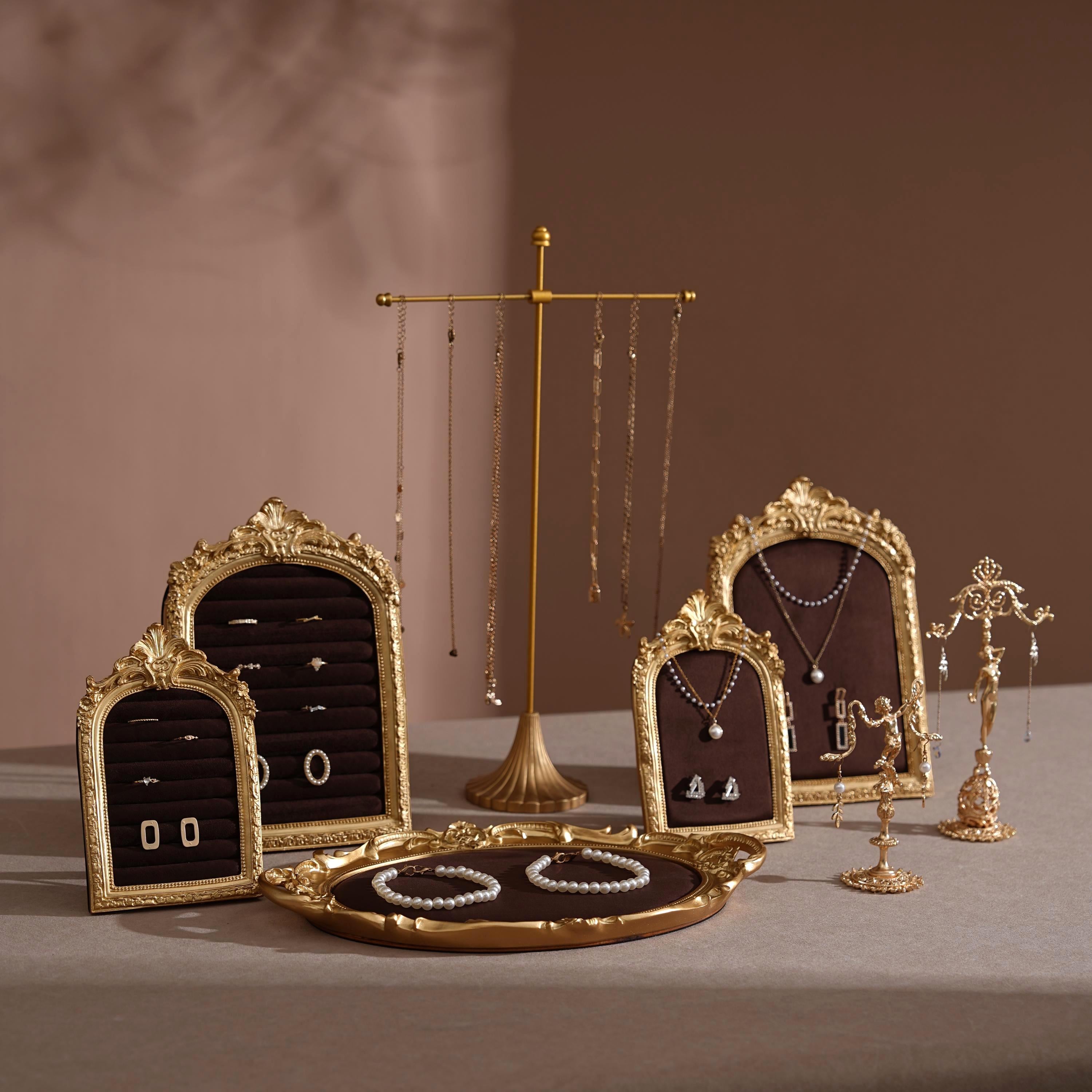8-Piece Rococo Jewelry Display Set