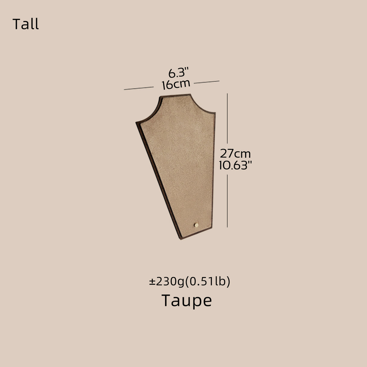 Silhouette Necklace Display Stand — 22 Colors