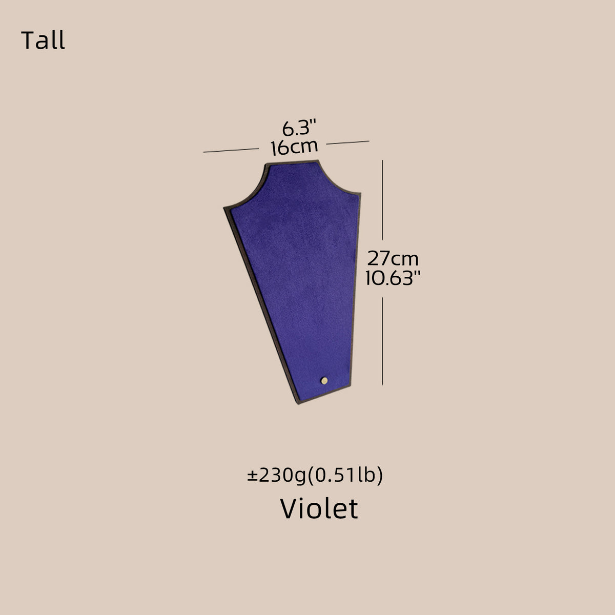 Silhouette Necklace Display Stand — 22 Colors