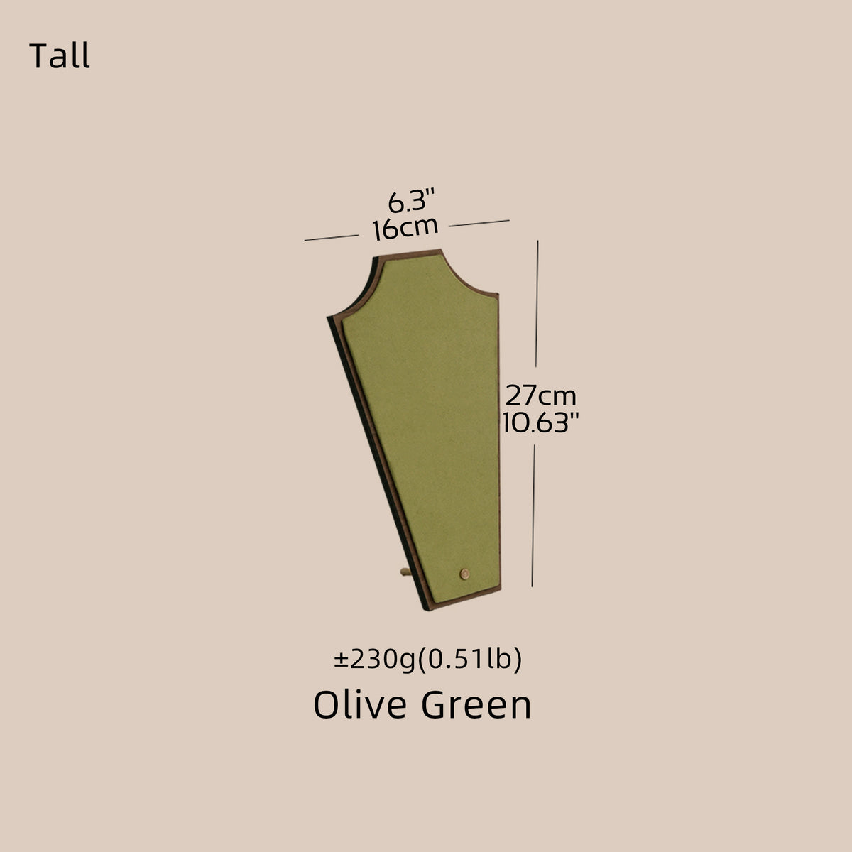 Silhouette Necklace Display Stand — 22 Colors