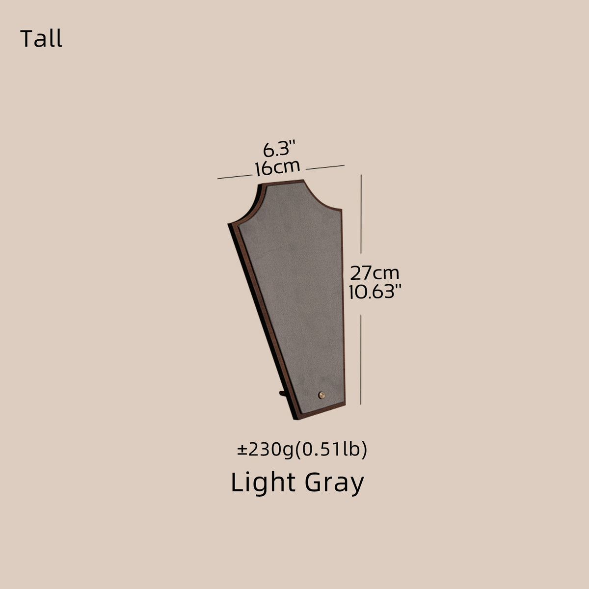 Silhouette Necklace Display Stand — 22 Colors