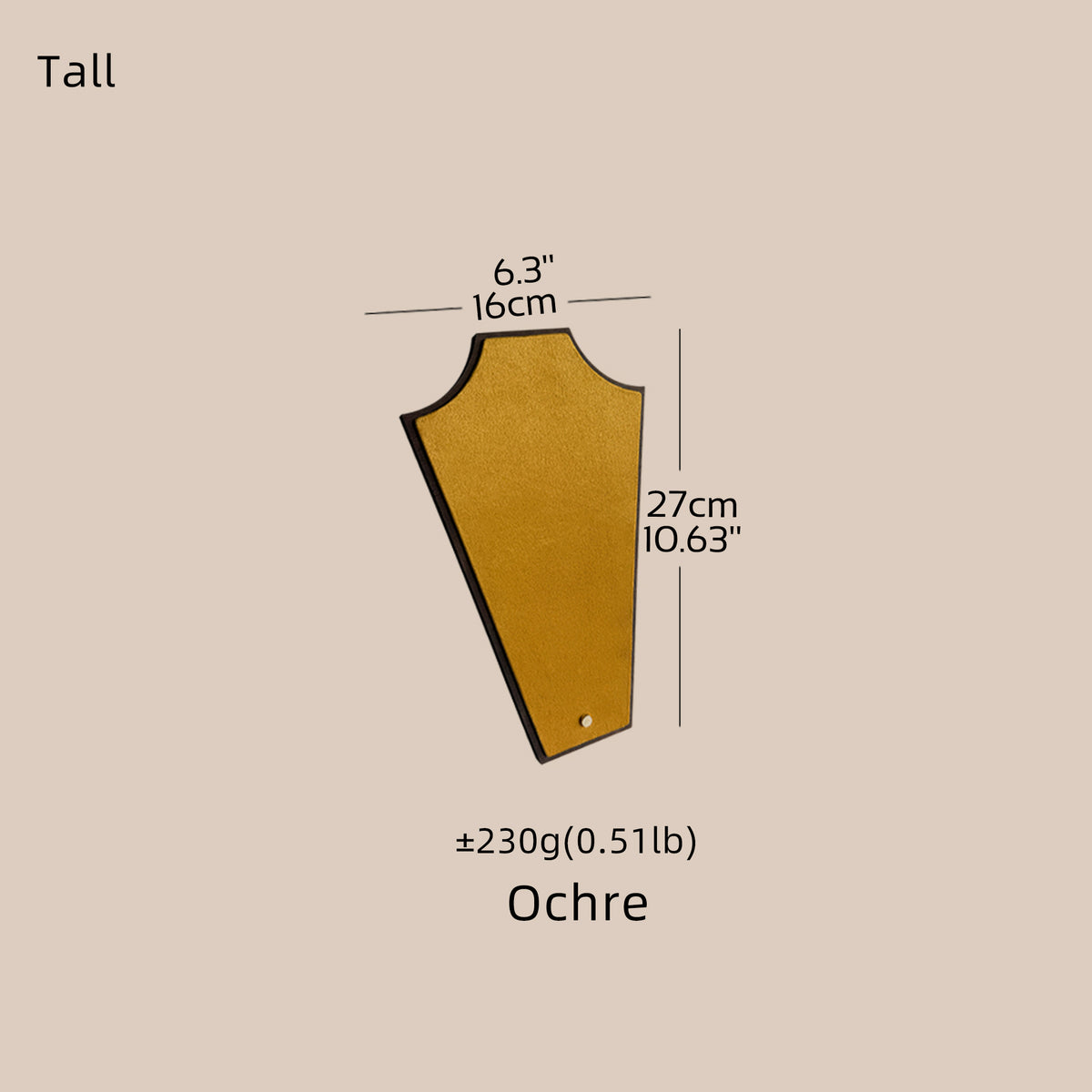 Silhouette Necklace Display Stand — 22 Colors