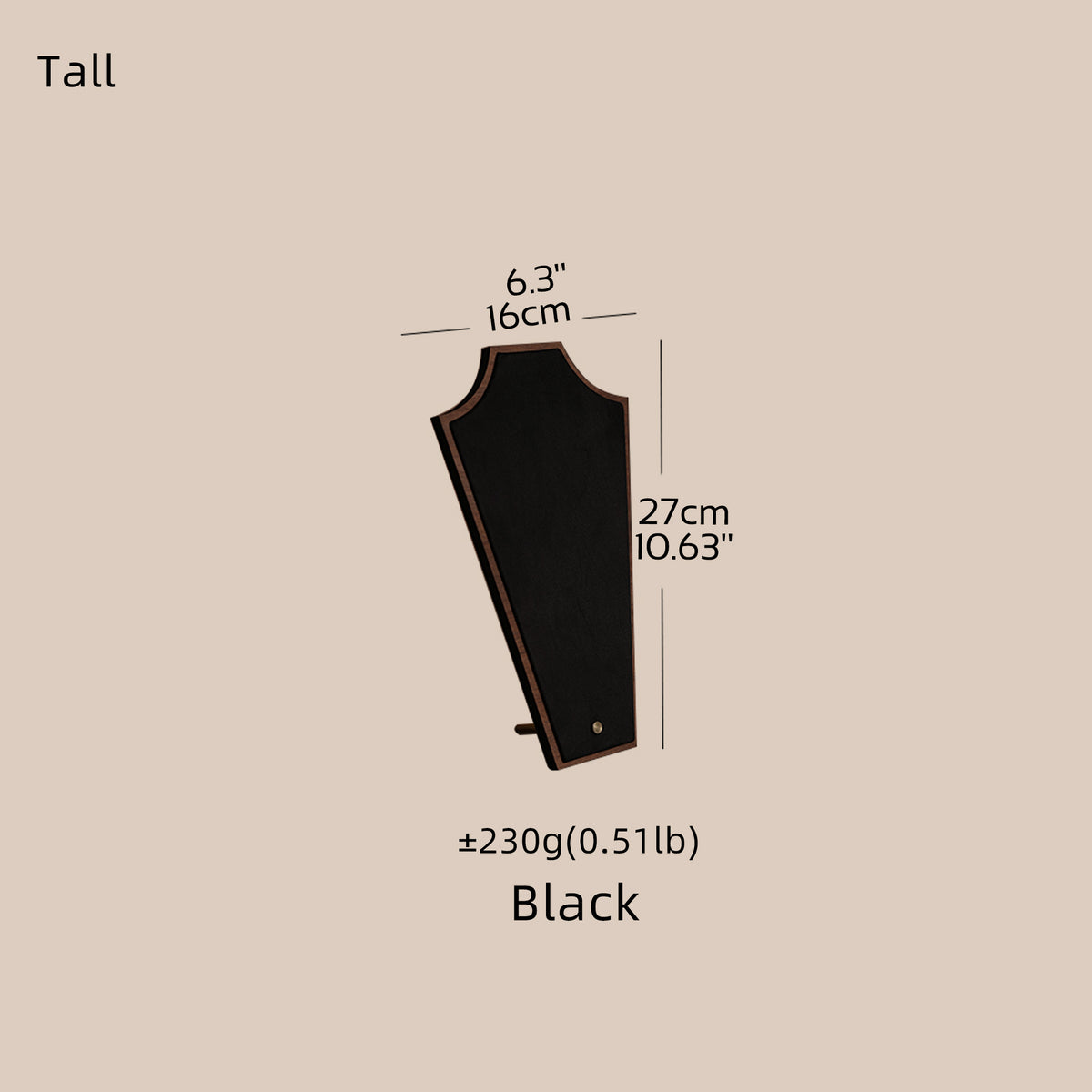 Silhouette Necklace Display Stand — 22 Colors
