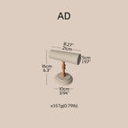Atelier Jewelry Display Set for Boutique & Product Photography — Ring Holder, Necklace Stand & Riser Kit, Cream White