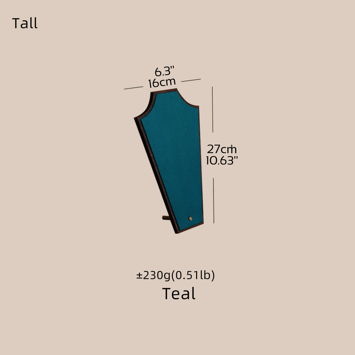 Silhouette Necklace Display Stand — 22 Colors