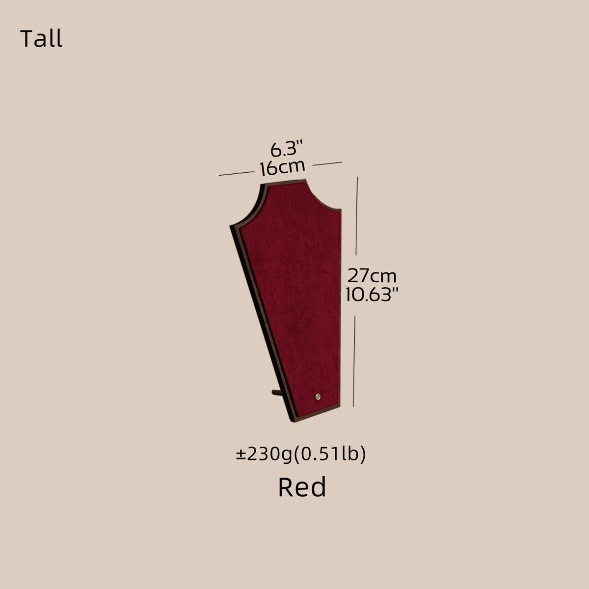 Silhouette Necklace Display Stand — 22 Colors