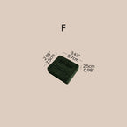 Forest Green Vegan Suede Jewelry Display 24 PCs Set
