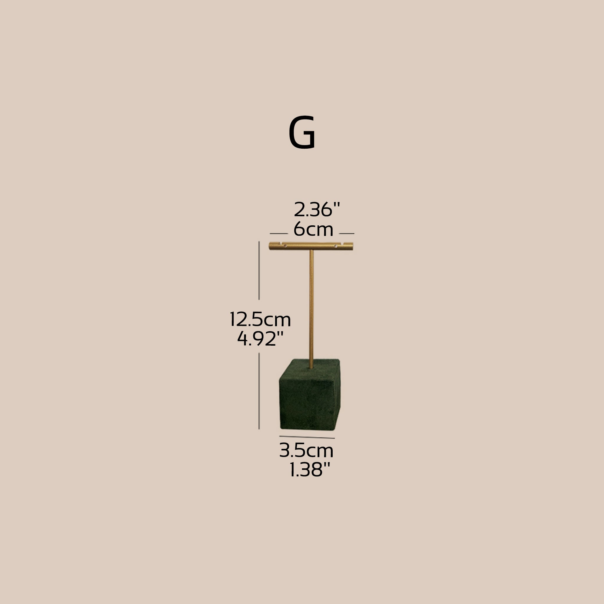 Forest Green Vegan Suede Jewelry Display 24 PCs Set