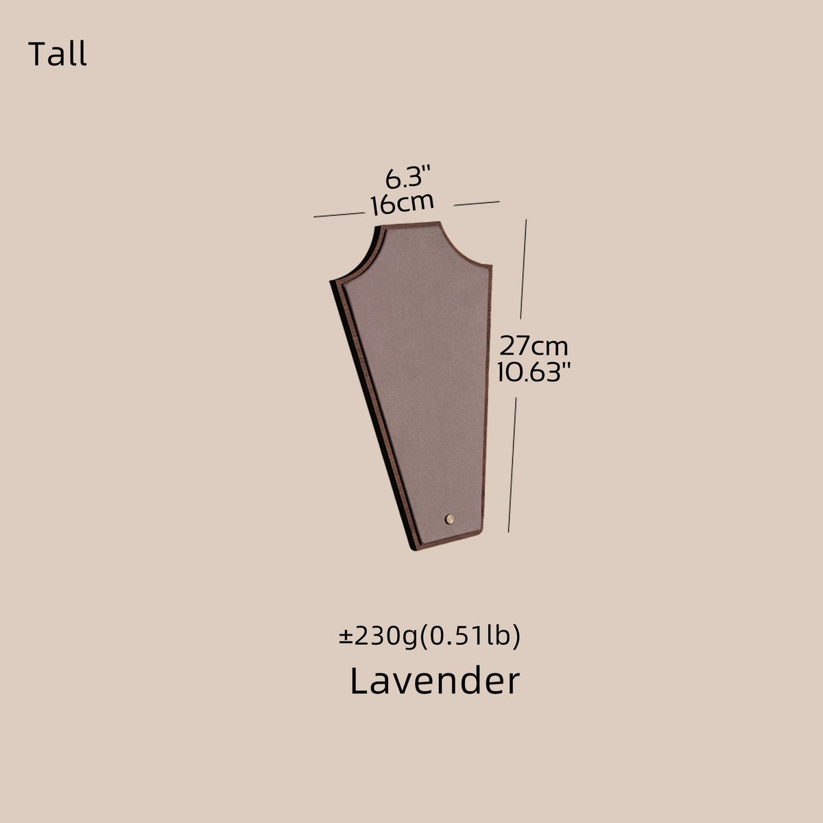 Silhouette Necklace Display Stand — 22 Colors
