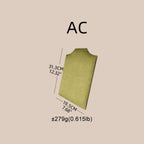 Easel Earring & Necklace Storage Bust – Flat Display Board with Kickstand, Earring Holder, Vegan Suede, 3 Sizes