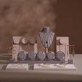Blush Pink & Lavender Vegan Suede Jewelry Display Set