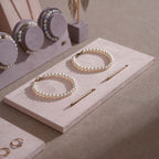 Blush Pink & Lavender Vegan Suede Jewelry Display Set