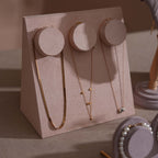 Blush Pink & Lavender Vegan Suede Jewelry Display Set