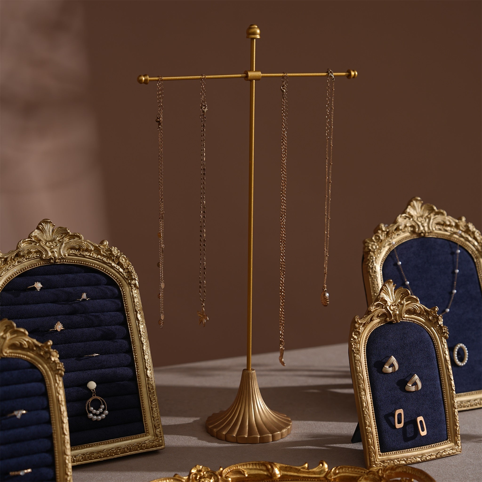 8-Piece Rococo Jewelry Display Set