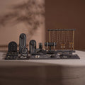 Vignette Jewelry Display Set — Dark Gray 24 Pieces