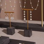 Vignette Jewelry Display Set — Dark Gray 24 Pieces