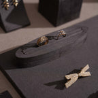 Vignette Jewelry Display Set — Dark Gray 24 Pieces