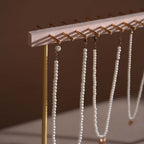 Soft Blush Pink Jewelry Display Set for Boutique Counter, Ring Tray, Necklace Rail, Earring Stand, Product Photography Props, Vegan Suede