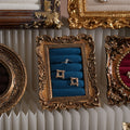 Rococo Ring & Earring Display Frame, Wall Hanging or Standing Vegan Suede Holder