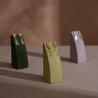 Dune Necklace & Earring Display Stand, Weighted Vegan Suede