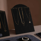 Black and Grey Felt 10-Piece Jewelry Display Set