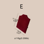 Easel Earring & Necklace Storage Bust – Flat Display Board with Kickstand, Earring Holder, Vegan Suede, 3 Sizes