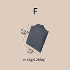Easel Earring & Necklace Storage Bust – Flat Display Board with Kickstand, Earring Holder, Vegan Suede, 3 Sizes