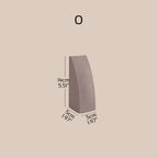 Dune Necklace & Earring Display Stand, Weighted Vegan Suede