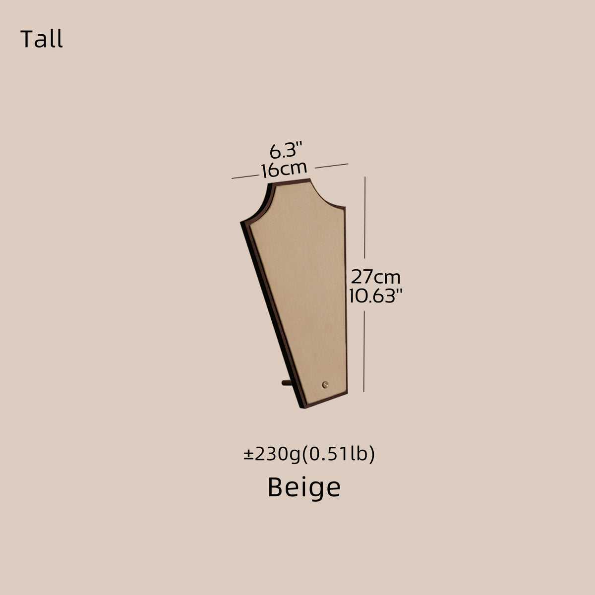 Silhouette Necklace Display Stand — 22 Colors