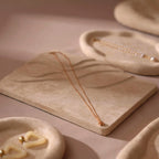 Cream White Jewelry Tray Set – Ring Dish, Bracelet Tray & Earring Holder, Vegan Suede