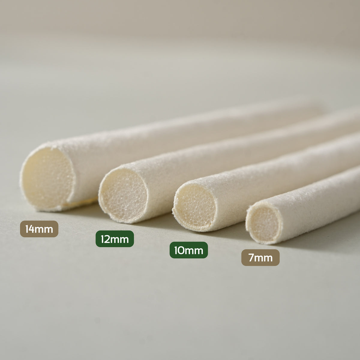 DIY Ring Display Frame Kit, Vegan Suede Roll Inserts for Jewelry Holder, Replacement Foam Rolls to Repair or Make Your Own Tray, 4 Sizes