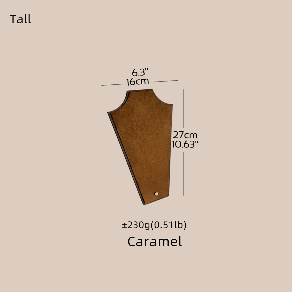 Silhouette Necklace Display Stand — 22 Colors