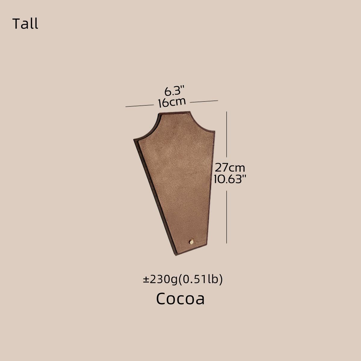 Silhouette Necklace Display Stand — 22 Colors