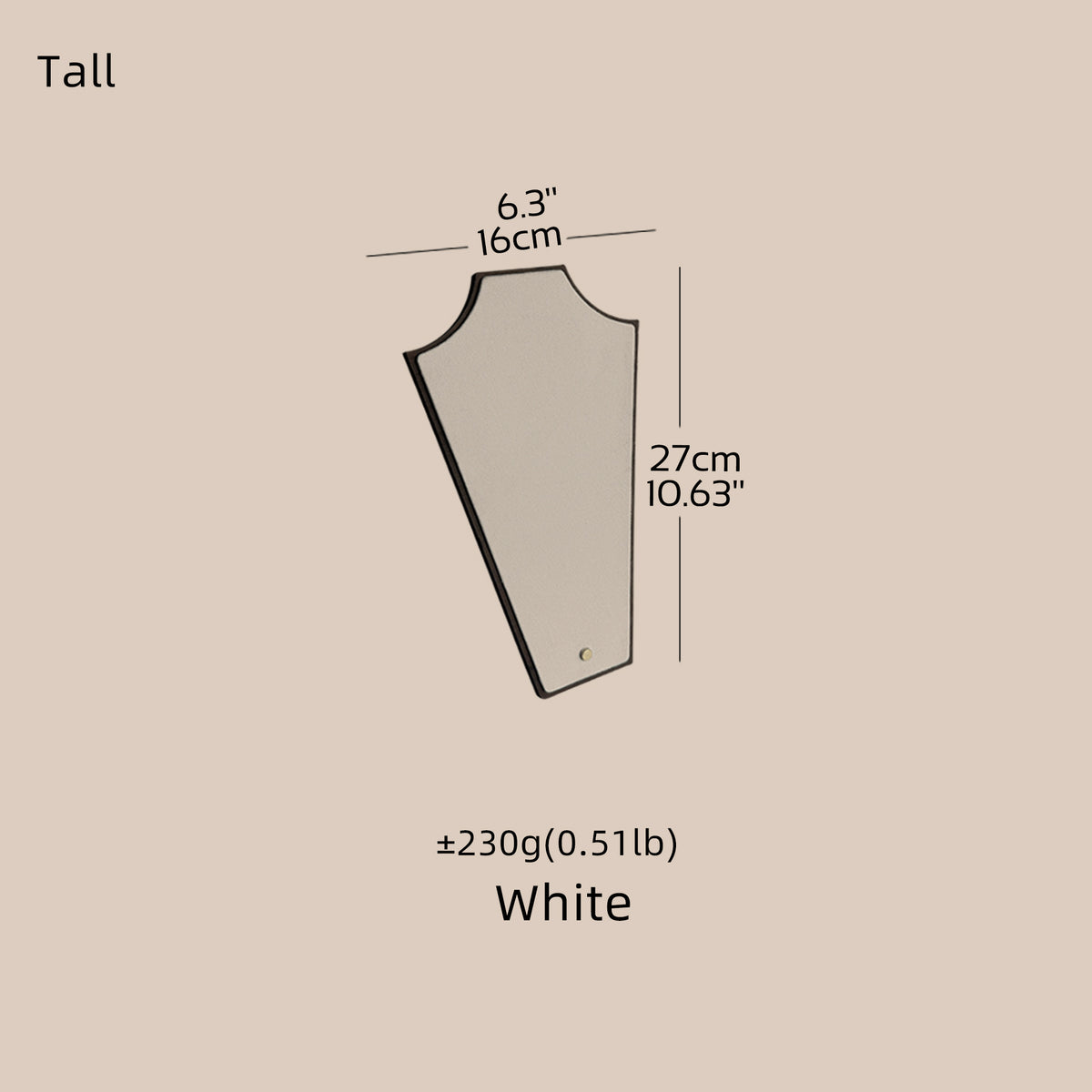 Silhouette Necklace Display Stand — 22 Colors