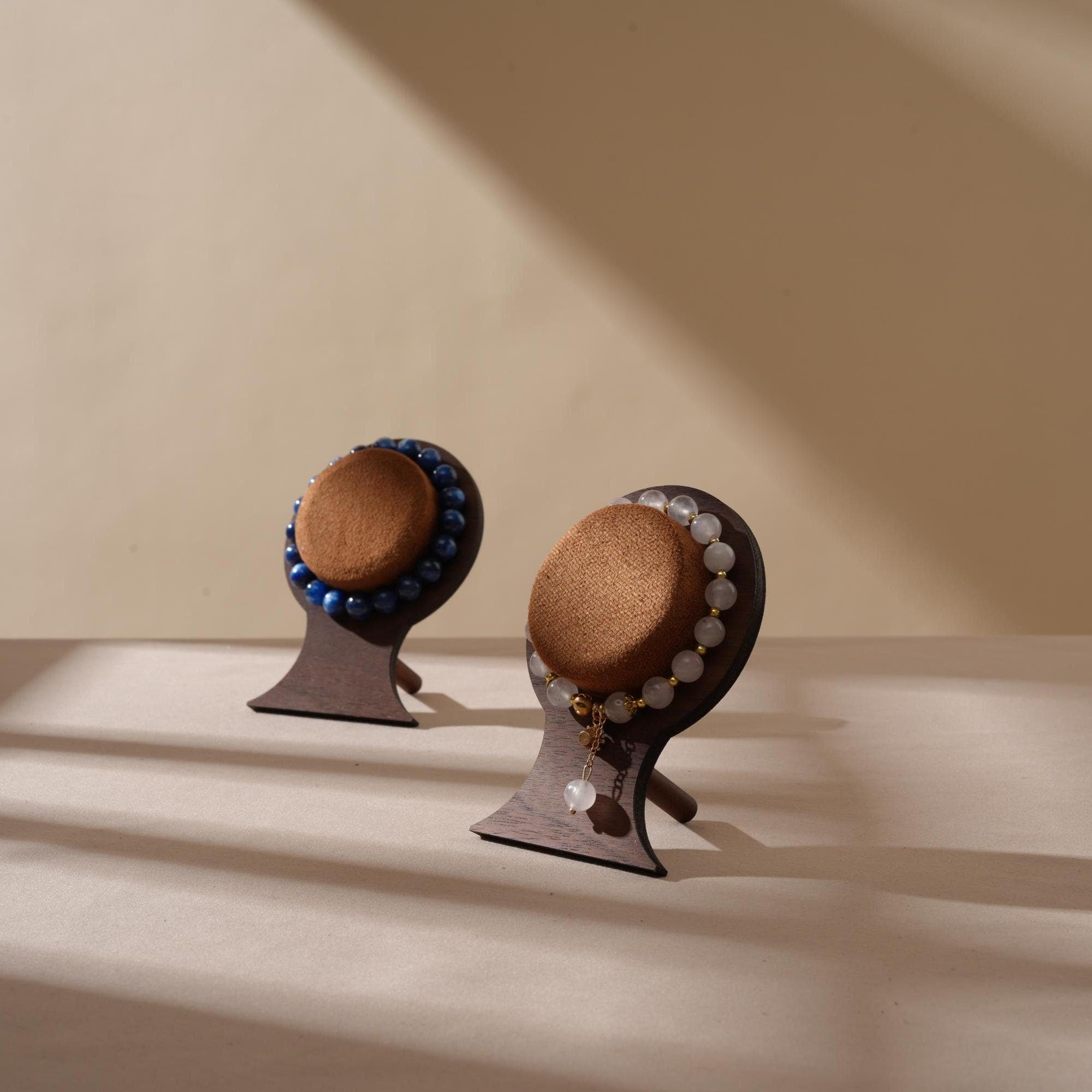 Walnut Veneer Bracelet Stand