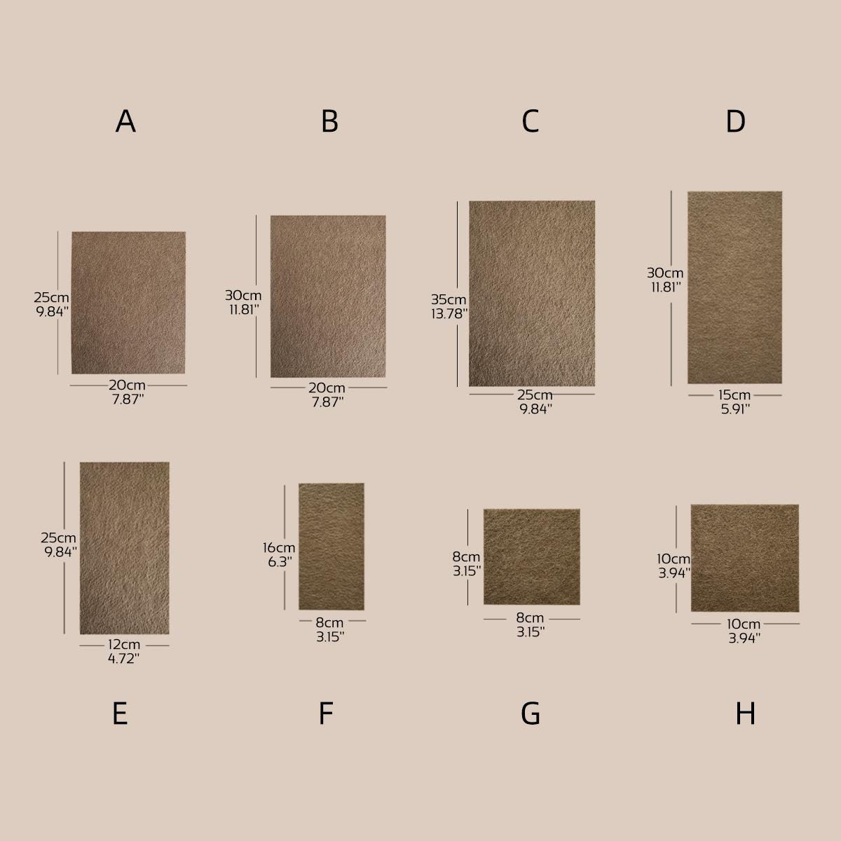 Beige Felt Jewelry Display Set