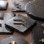 Black Slate Jewelry Display Set: Boutique Showcase Organizer