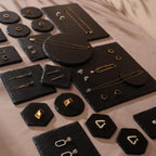 Black Slate Jewelry Display Set: Boutique Showcase Organizer