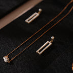 Black Felt Jewelry Display Set: Necklace, Ring, Earring Showcase