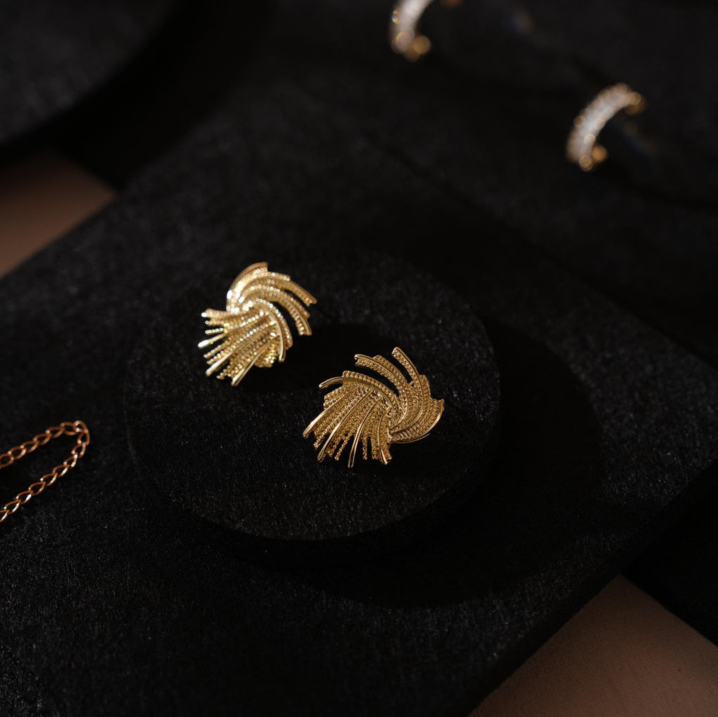 Black Felt Jewelry Display Set: Necklace, Ring, Earring Showcase