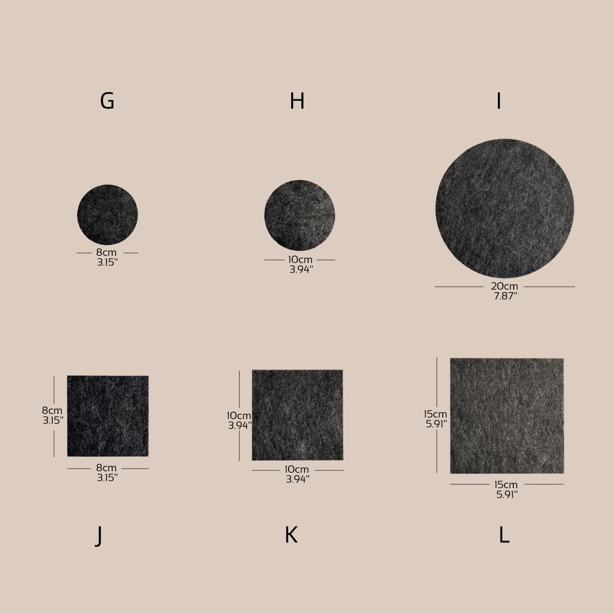 Gray Felt Jewelry Display Set: Necklace, Ring, Earring Showcase