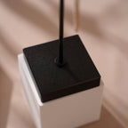 Black T Bar Earring Holder: Gypsum Jewelry Display Stand