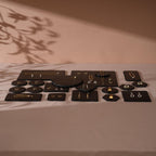 Black Slate Jewelry Display Set: Boutique Showcase Organizer