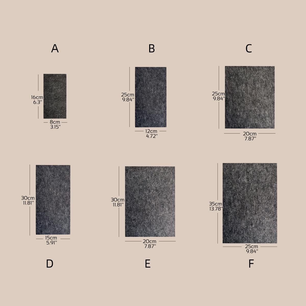 Gray Felt Jewelry Display Set: Necklace, Ring, Earring Showcase