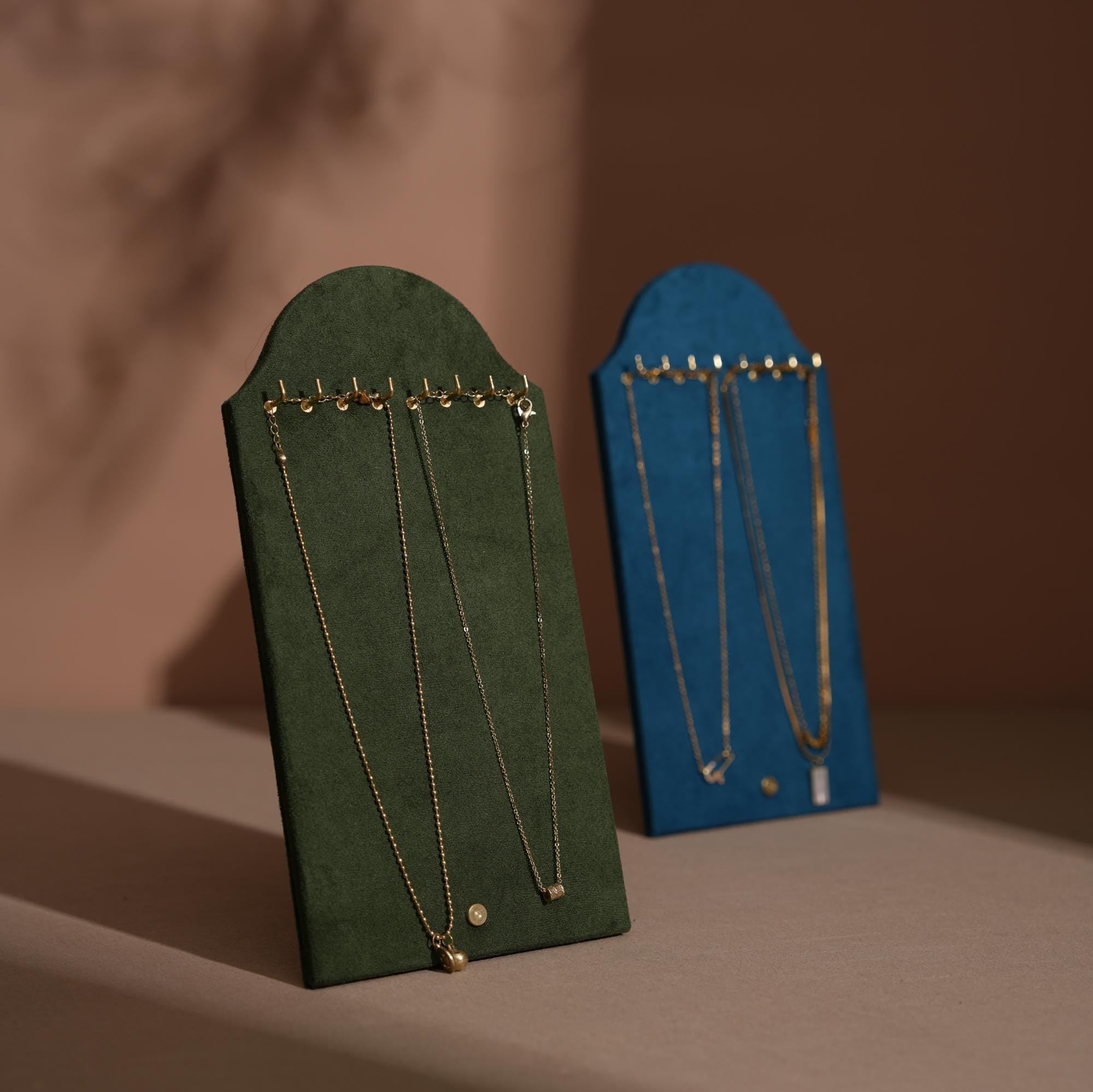 Suede Necklace Display Stand