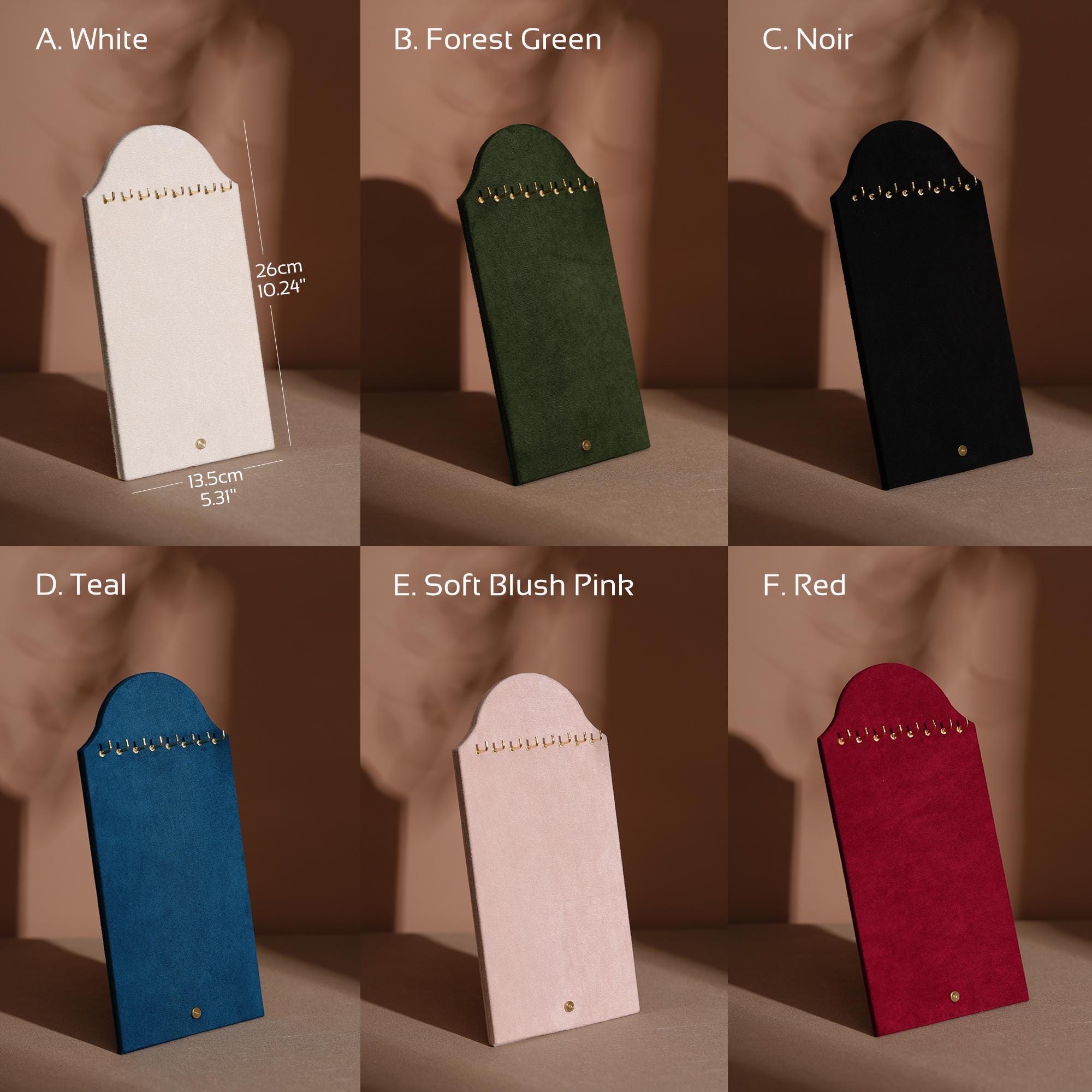 Suede Necklace Display Stand