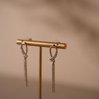 Gold T-Bar Earring Holder