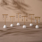 Gold T-Bar Earring Holder