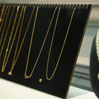 Black Suede Jewelry Display Set