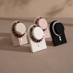 Suede Bracelet Holder Display: Brass Stand Jewelry Organizer